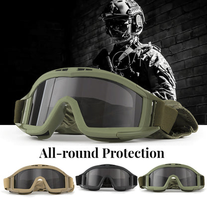 Desert Locust Riding Glasses Anti-impact Windproof Mirror Equipment Retro Motorcycle Anti-wind and Sand Goggles