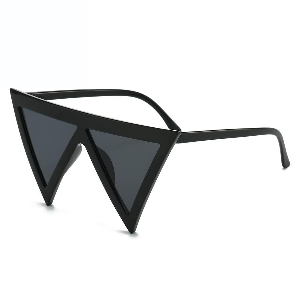 Outdoor UV Protection Sunglasses for Women New Style Personality Modern Catwalk Sunglasses Triangle Hip-hop Sunglasses