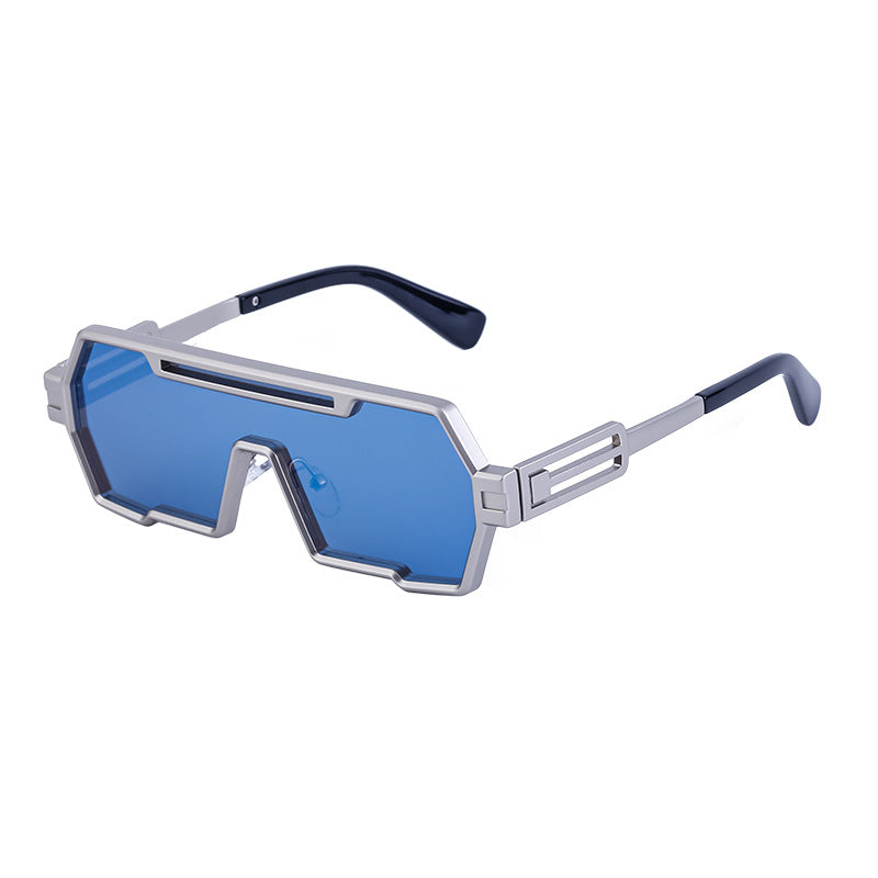 Future Technology Sunglasses New Integrated Metal Sunglasses Fashionable Cool Sunglasses