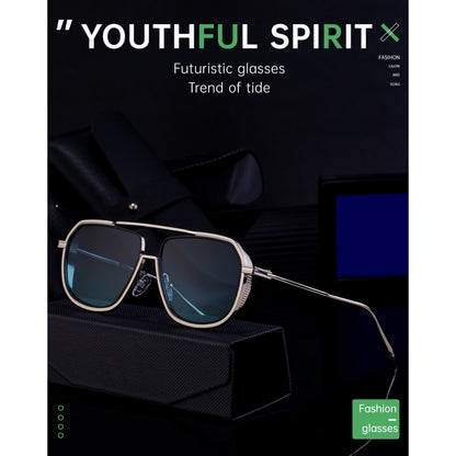 Unique Men's Sunglasses Irregular Frame Sunglasses Men's High-end Business Sunglasses Men's Trendy Sunglasses