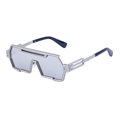 Future Technology Sunglasses New Integrated Metal Sunglasses Fashionable Cool Sunglasses