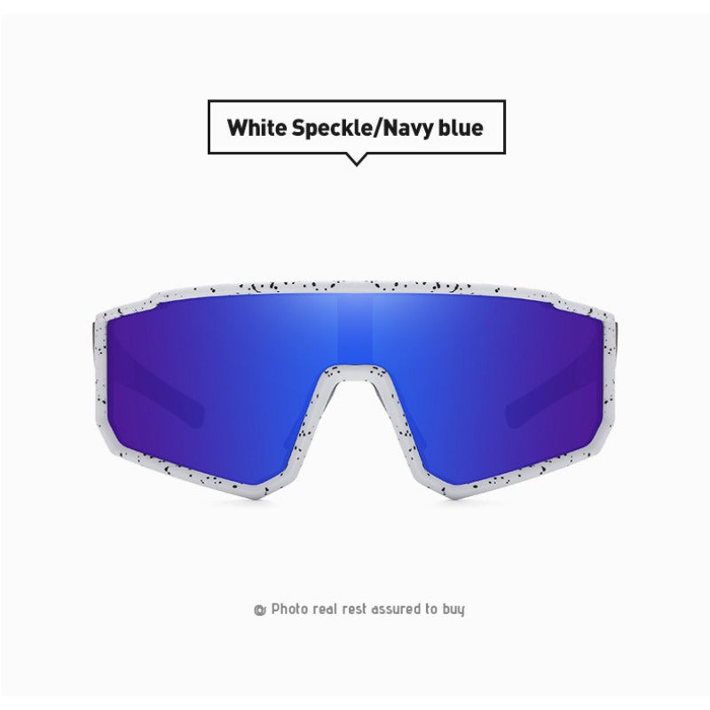 New Style Sports Glasses Sunglasses Fashion Polarized Colorful Cycling Glasses Men's One-piece Sunglasses Outdoor Sunglasses|Modern Cat