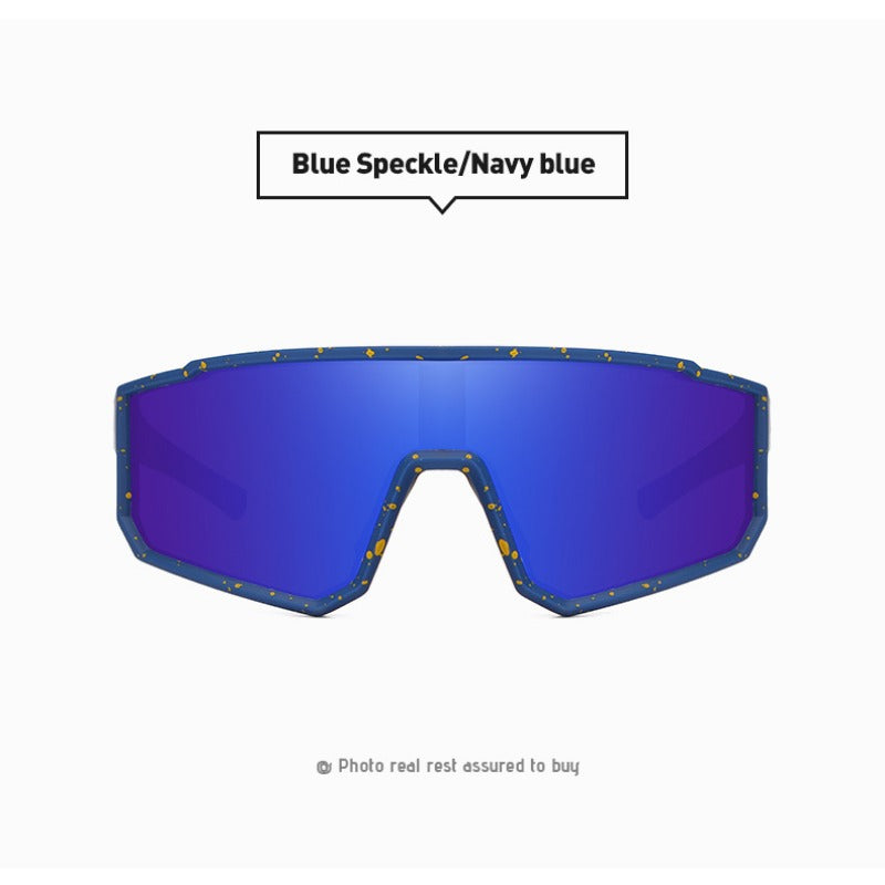 New Style Sports Glasses Sunglasses Fashion Polarized Colorful Cycling Glasses Men's One-piece Sunglasses Outdoor Sunglasses|Modern Cat