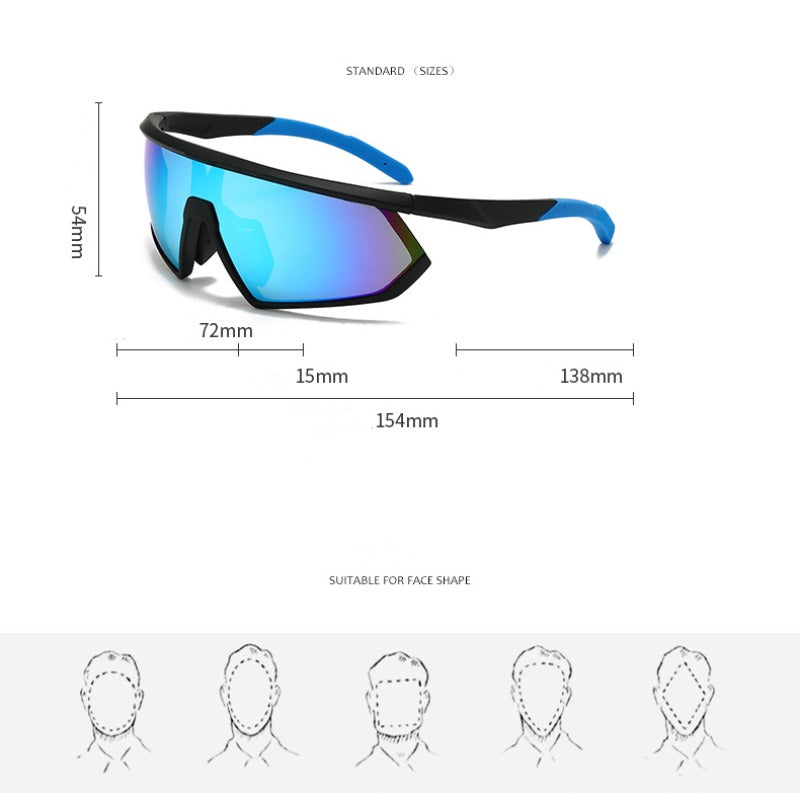 Outdoor Sports Sunglasses Cycling Windproof Goggles Personalized Anti-ultraviolet Sun Visor