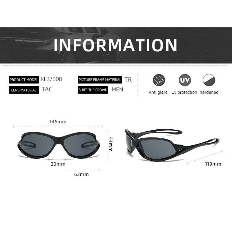 Unique Outdoor Sunglasses New Style Fashion Glasses Windproof and Dustproof Goggles