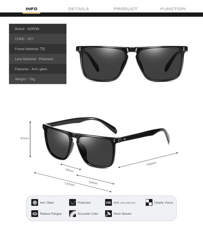 Polarized Sunglasses Fashion Simple Glasses Outdoor Anti-UV Goggles