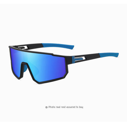 New Style Sports Glasses Sunglasses Fashion Polarized Colorful Cycling Glasses Men's One-piece Sunglasses Outdoor Sunglasses|Modern Cat