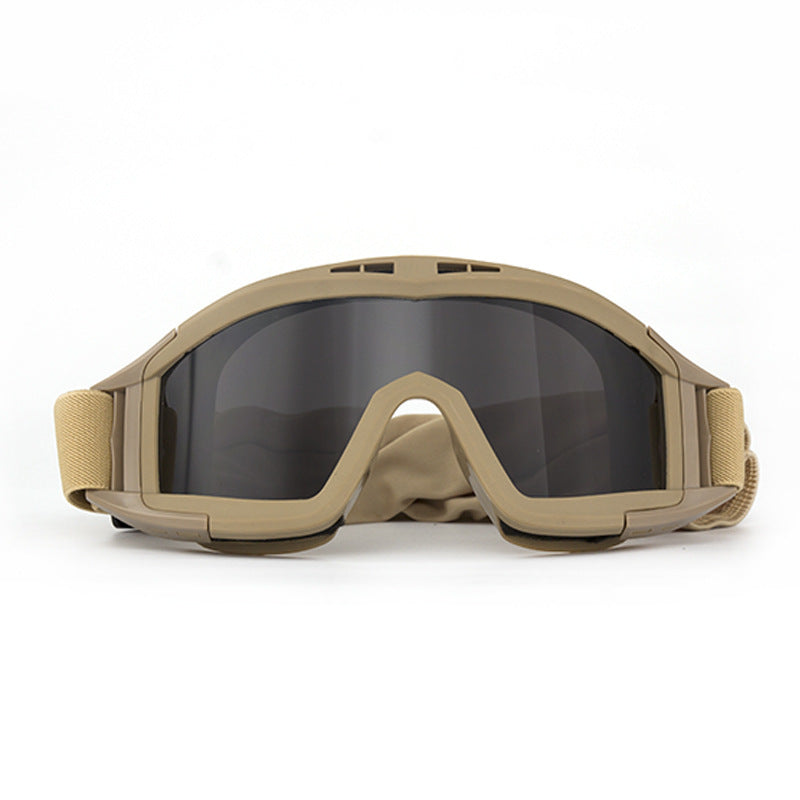 Desert Locust Riding Glasses Anti-impact Windproof Mirror Equipment Retro Motorcycle Anti-wind and Sand Goggles