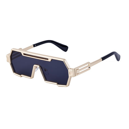 Future Technology Sunglasses New Integrated Metal Sunglasses Fashionable Cool Sunglasses