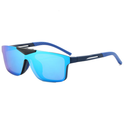 Flip-top Sunglasses Myopia Set Fashionable Men's Anti-ultraviolet Sunglasses TR90 Polarized