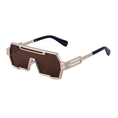 Future Technology Sunglasses New Integrated Metal Sunglasses Fashionable Cool Sunglasses