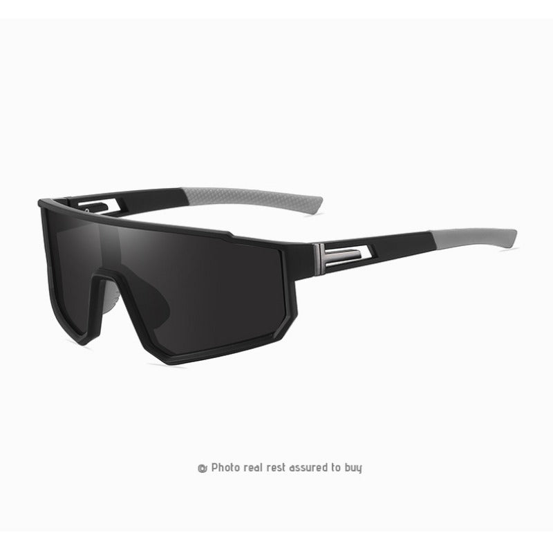 New Style Sports Glasses Sunglasses Fashion Polarized Colorful Cycling Glasses Men's One-piece Sunglasses Outdoor Sunglasses|Modern Cat