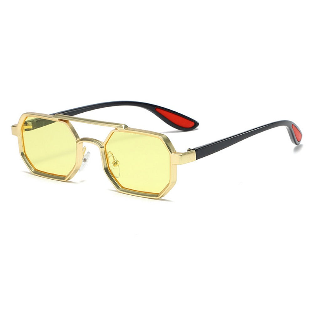 Fashion Men's Sunglasses Cool Square Driving Glasses Outdoor Anti-UV Sunglasses