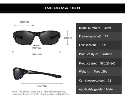 Polarized Sunglasses Outdoor Sports Goggles Fashionable Colorful Sunglasses for Men and Women